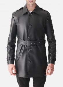 Why Are Men Embracing the Timeless Elegance of Mid-Length Leather Coats?